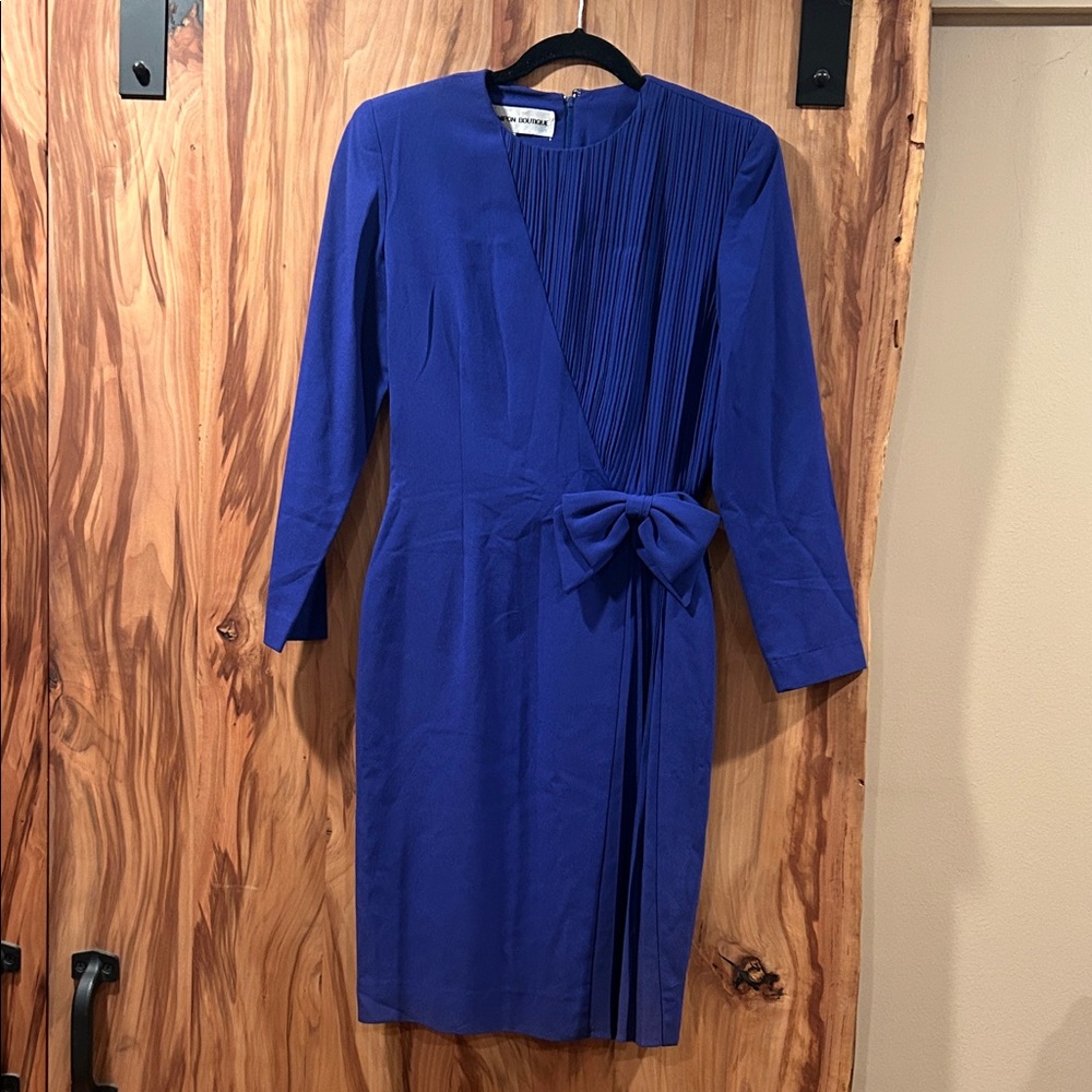 Vintage Elegant Blue Dress
